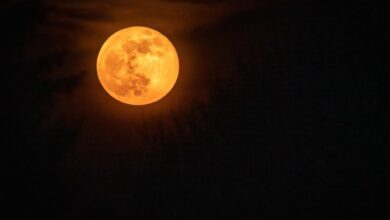 cuando vez una luna naranja : 9 significados espirituales
