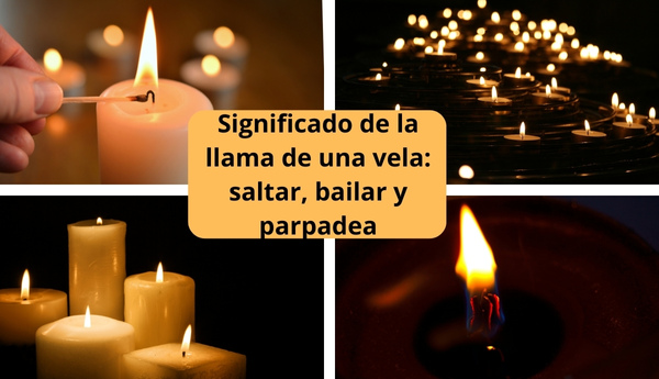 Significados espirituales cuando al llama de la vela llama de una vela saltar, bailar o parpadea