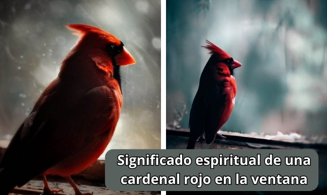 Significado espiritual de una cardenal rojo en la ventana